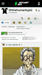 Mobile Screenshot of ohthehumanityplz.deviantart.com