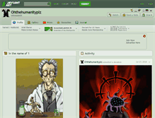 Tablet Screenshot of ohthehumanityplz.deviantart.com