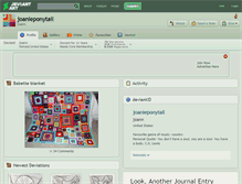Tablet Screenshot of joanieponytail.deviantart.com