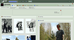 Desktop Screenshot of cybron666.deviantart.com