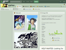 Tablet Screenshot of mapling.deviantart.com