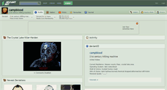 Desktop Screenshot of campblood.deviantart.com