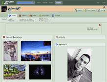 Tablet Screenshot of giuliomig87.deviantart.com