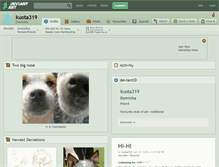 Tablet Screenshot of kuota319.deviantart.com
