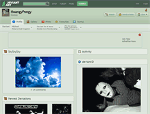 Tablet Screenshot of hoangypongy.deviantart.com