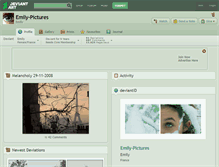 Tablet Screenshot of emily-pictures.deviantart.com