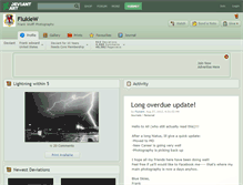 Tablet Screenshot of flukiew.deviantart.com