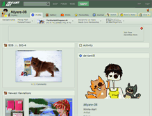 Tablet Screenshot of miyare-08.deviantart.com