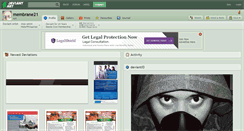 Desktop Screenshot of membrane21.deviantart.com