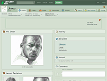 Tablet Screenshot of linnou.deviantart.com