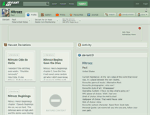 Tablet Screenshot of nitrozz.deviantart.com