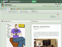 Tablet Screenshot of mattokenzi.deviantart.com