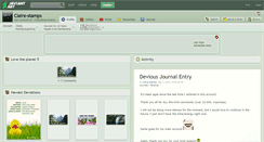 Desktop Screenshot of claire-stamps.deviantart.com
