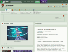Tablet Screenshot of lycheexbee.deviantart.com