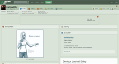 Desktop Screenshot of melissakitty.deviantart.com