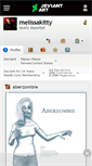 Mobile Screenshot of melissakitty.deviantart.com