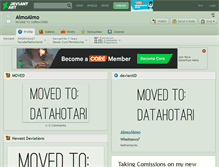 Tablet Screenshot of aimoaimo.deviantart.com