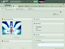 Tablet Screenshot of lolitangel.deviantart.com