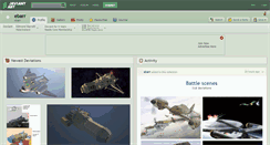 Desktop Screenshot of ebarr.deviantart.com
