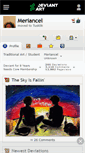 Mobile Screenshot of meriancel.deviantart.com