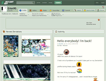 Tablet Screenshot of erion90.deviantart.com