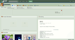 Desktop Screenshot of emermarie.deviantart.com