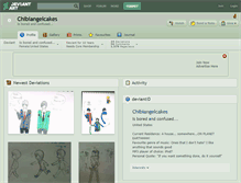 Tablet Screenshot of chibiangelcakes.deviantart.com