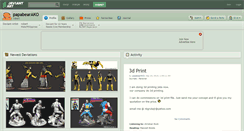 Desktop Screenshot of papabearako.deviantart.com