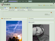 Tablet Screenshot of dizzygfunk.deviantart.com