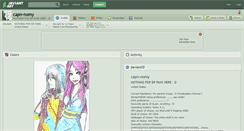 Desktop Screenshot of capn-nomy.deviantart.com