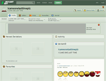 Tablet Screenshot of icameonelasttimeplz.deviantart.com