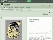Tablet Screenshot of eternalend.deviantart.com