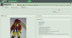 Desktop Screenshot of kabuterimon.deviantart.com