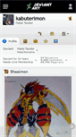 Mobile Screenshot of kabuterimon.deviantart.com