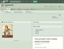 Tablet Screenshot of chelsea-stock.deviantart.com