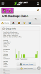 Mobile Screenshot of anti-shadouge-club.deviantart.com