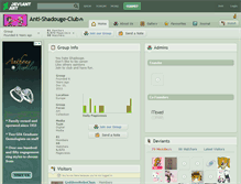 Tablet Screenshot of anti-shadouge-club.deviantart.com