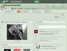 Tablet Screenshot of betweentheteardrops.deviantart.com