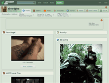 Tablet Screenshot of ab-origine.deviantart.com