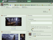 Tablet Screenshot of pawlack.deviantart.com