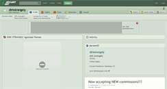 Desktop Screenshot of dirkstrangely.deviantart.com