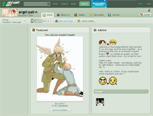 Tablet Screenshot of angel-pair.deviantart.com