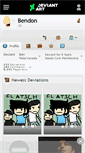 Mobile Screenshot of bendon.deviantart.com