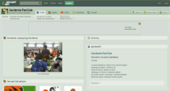 Desktop Screenshot of gardenia-fanclub.deviantart.com