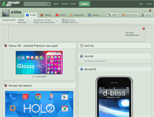 Tablet Screenshot of d-bliss.deviantart.com
