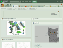Tablet Screenshot of mudkip45.deviantart.com