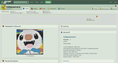 Desktop Screenshot of indieposernerd.deviantart.com