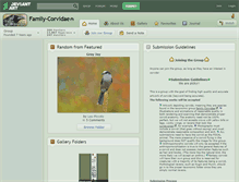 Tablet Screenshot of family-corvidae.deviantart.com