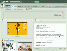 Tablet Screenshot of karla23.deviantart.com