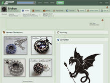 Tablet Screenshot of eridhan.deviantart.com